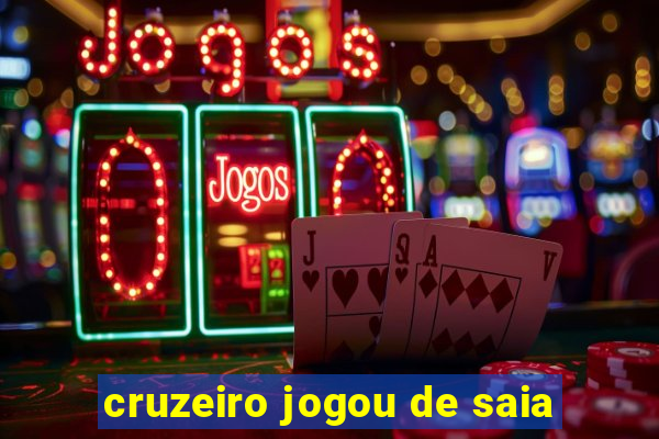 cruzeiro jogou de saia